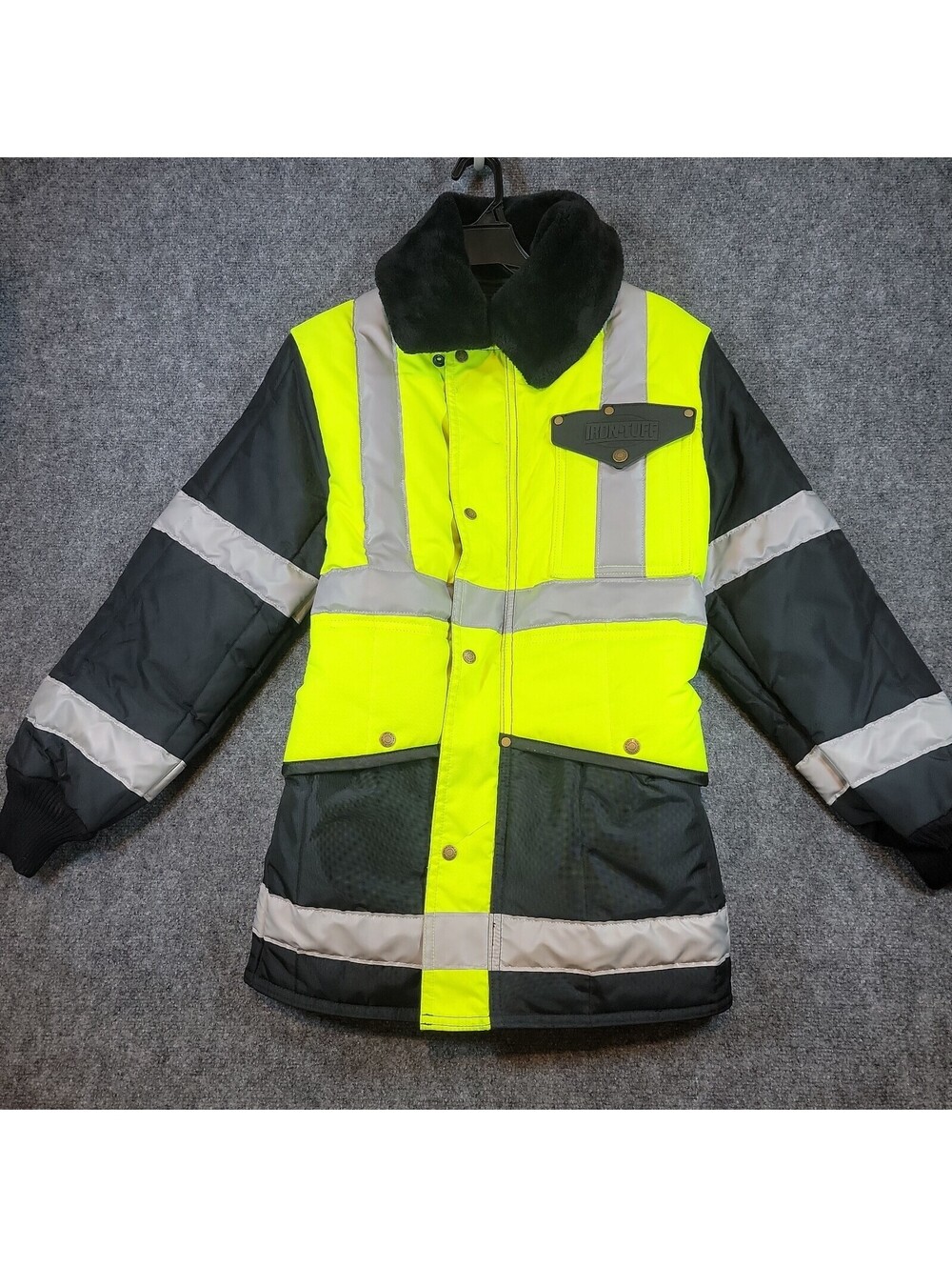 RefrigiWear Iron-Tuff Hi Vis Insulated Jacket Mens S Type R Class 3 0342R 479